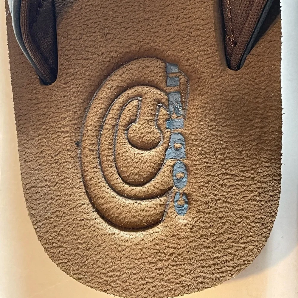 Cobian Toddler Boy's Size 9/10 - Sandals with Blue Strap and Brown Footbed